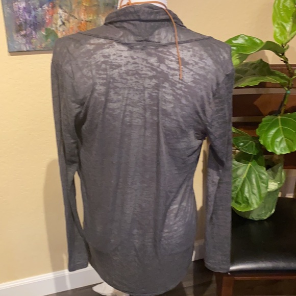 3/$20 Tart draped collar open cardigan preowned - Picture 5 of 9